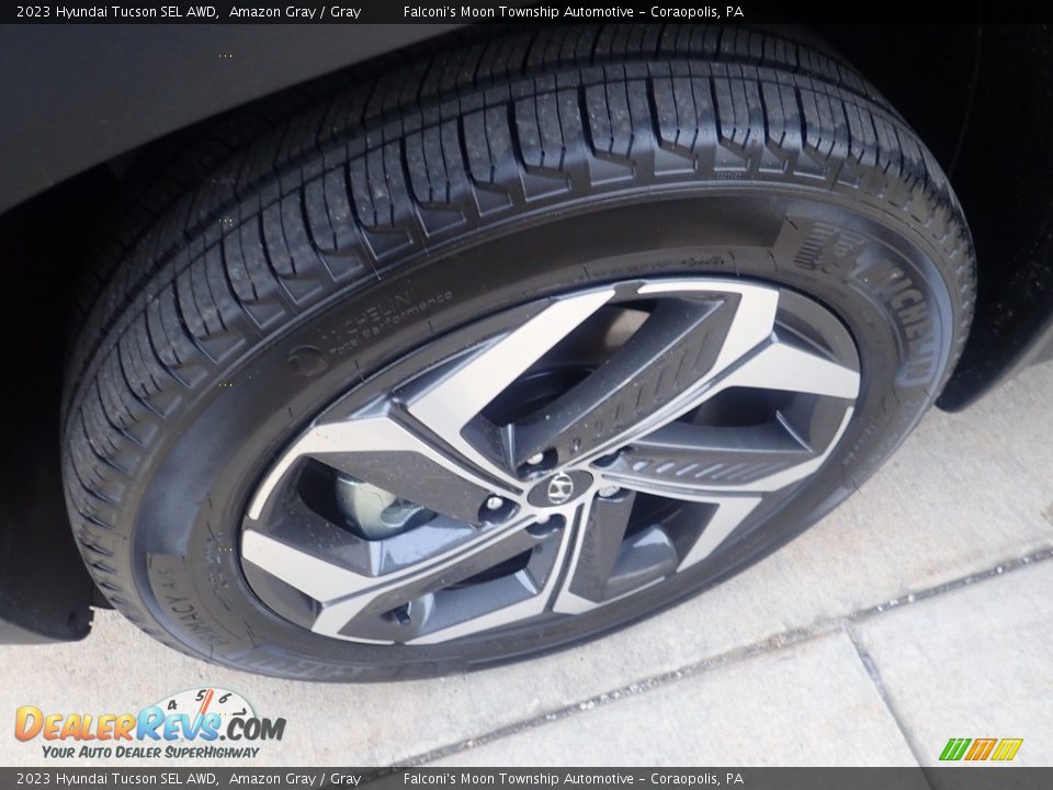 2023 Hyundai Tucson SEL AWD Amazon Gray / Gray Photo #9