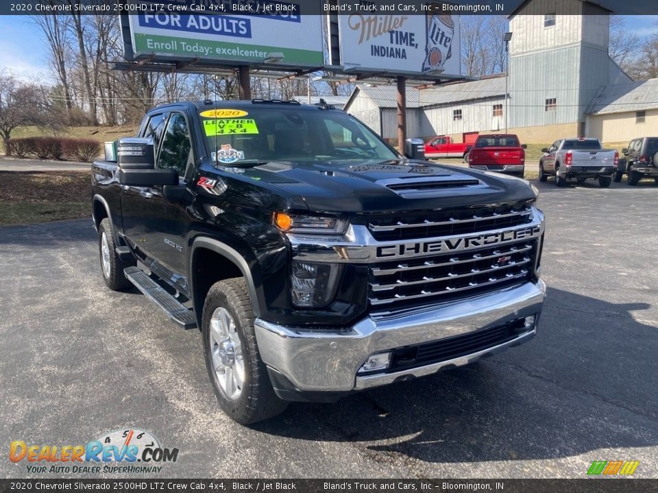 2020 Chevrolet Silverado 2500HD LTZ Crew Cab 4x4 Black / Jet Black Photo #8