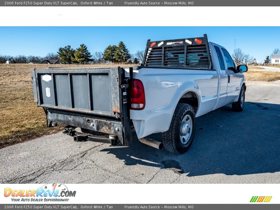 2006 Ford F250 Super Duty XLT SuperCab Oxford White / Tan Photo #4