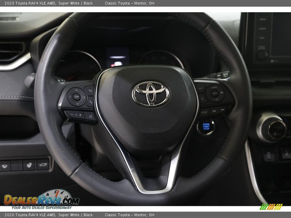 2020 Toyota RAV4 XLE AWD Super White / Black Photo #7