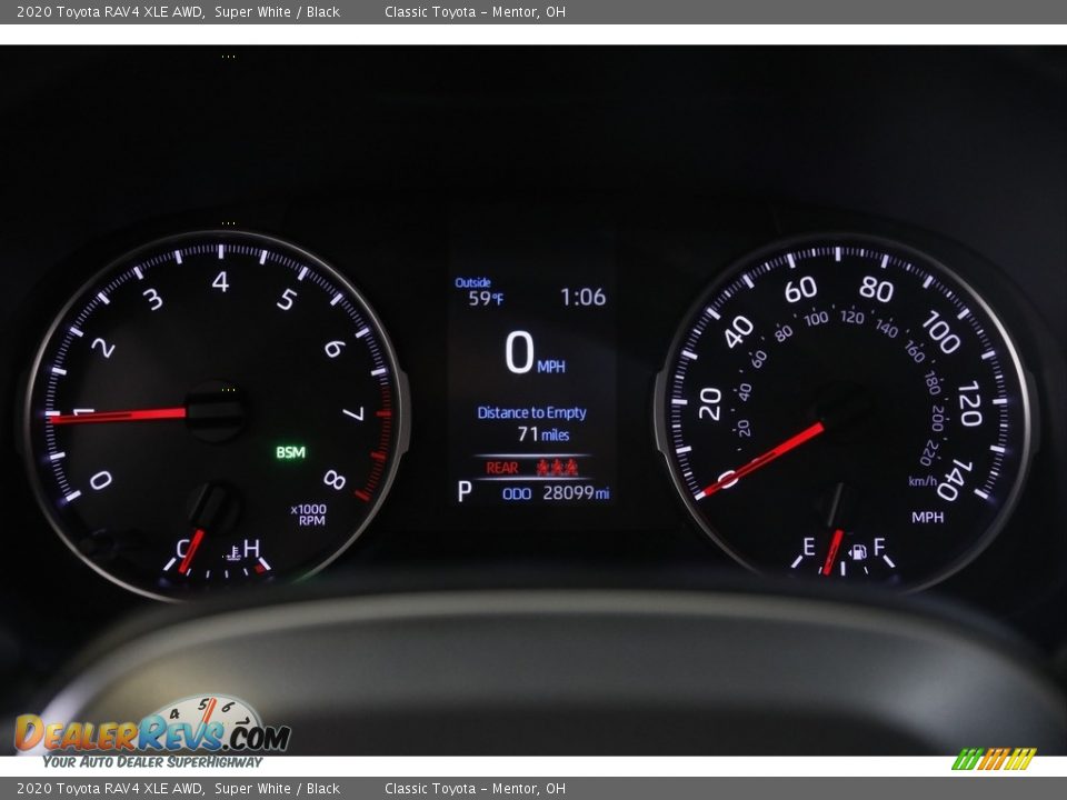 2020 Toyota RAV4 XLE AWD Super White / Black Photo #8