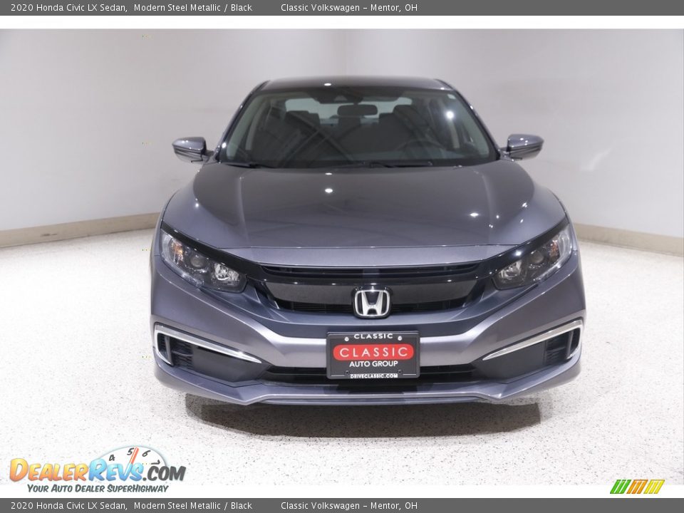 2020 Honda Civic LX Sedan Modern Steel Metallic / Black Photo #2