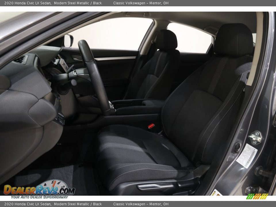 2020 Honda Civic LX Sedan Modern Steel Metallic / Black Photo #5