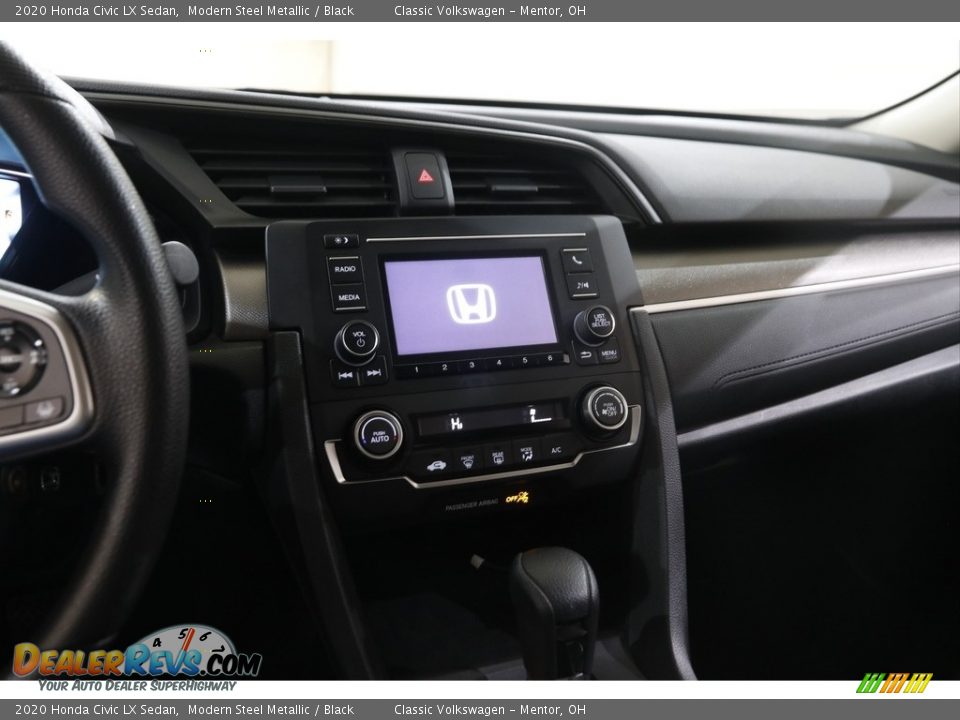 2020 Honda Civic LX Sedan Modern Steel Metallic / Black Photo #9