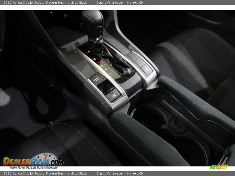 2020 Honda Civic LX Sedan Modern Steel Metallic / Black Photo #13