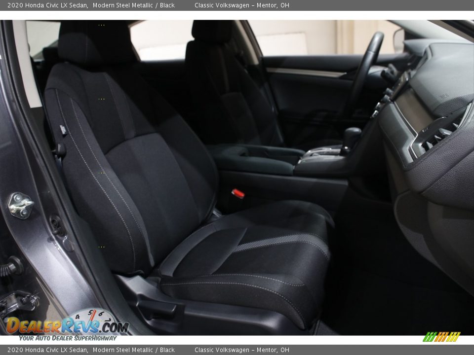 2020 Honda Civic LX Sedan Modern Steel Metallic / Black Photo #15