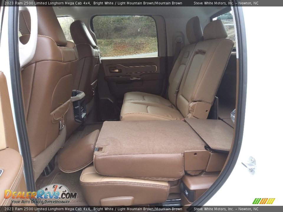 Rear Seat of 2023 Ram 2500 Limited Longhorn Mega Cab 4x4 Photo #16