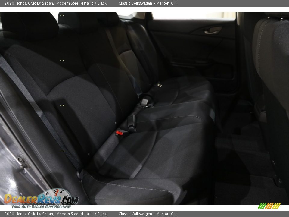 2020 Honda Civic LX Sedan Modern Steel Metallic / Black Photo #16
