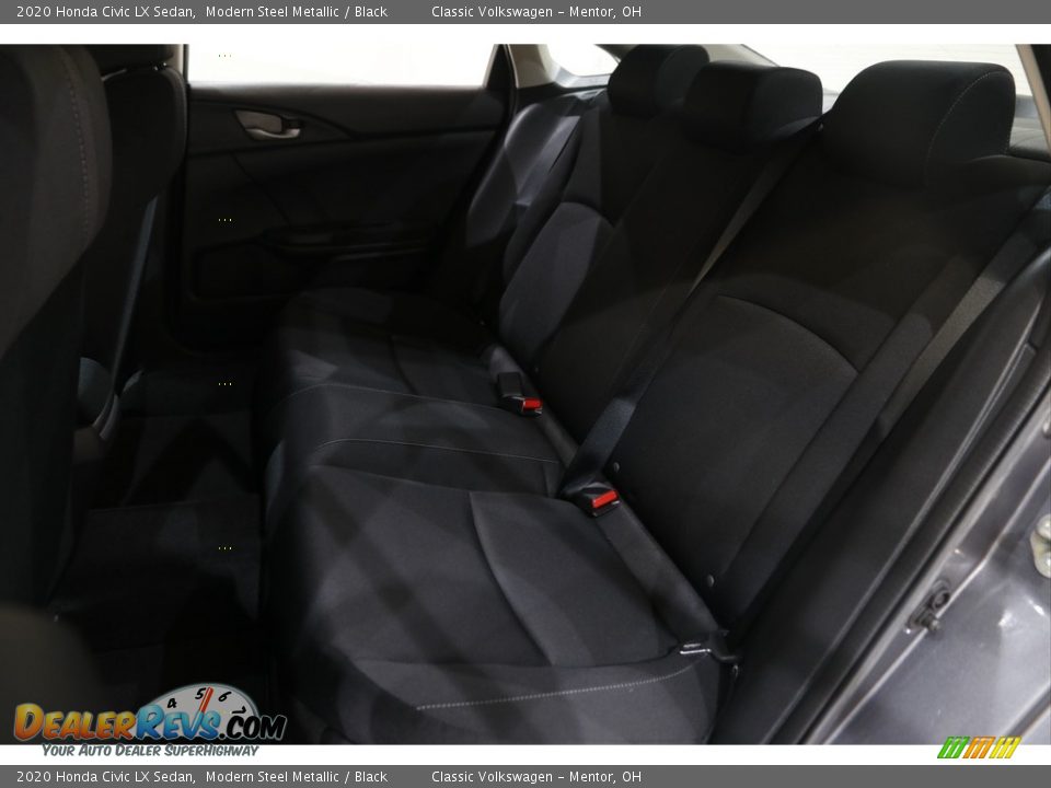 2020 Honda Civic LX Sedan Modern Steel Metallic / Black Photo #17