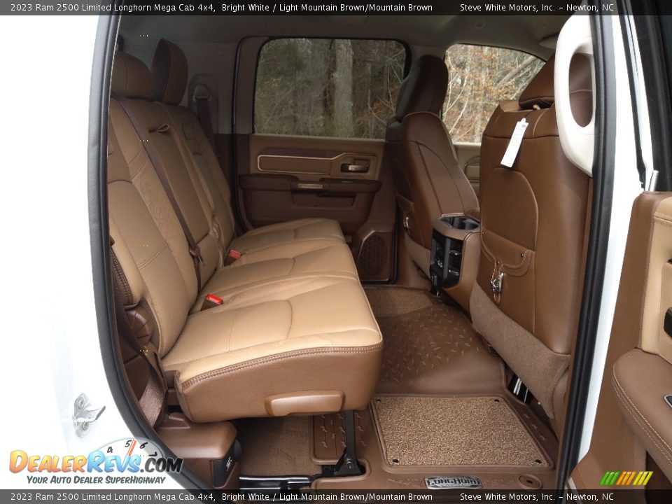 Rear Seat of 2023 Ram 2500 Limited Longhorn Mega Cab 4x4 Photo #18