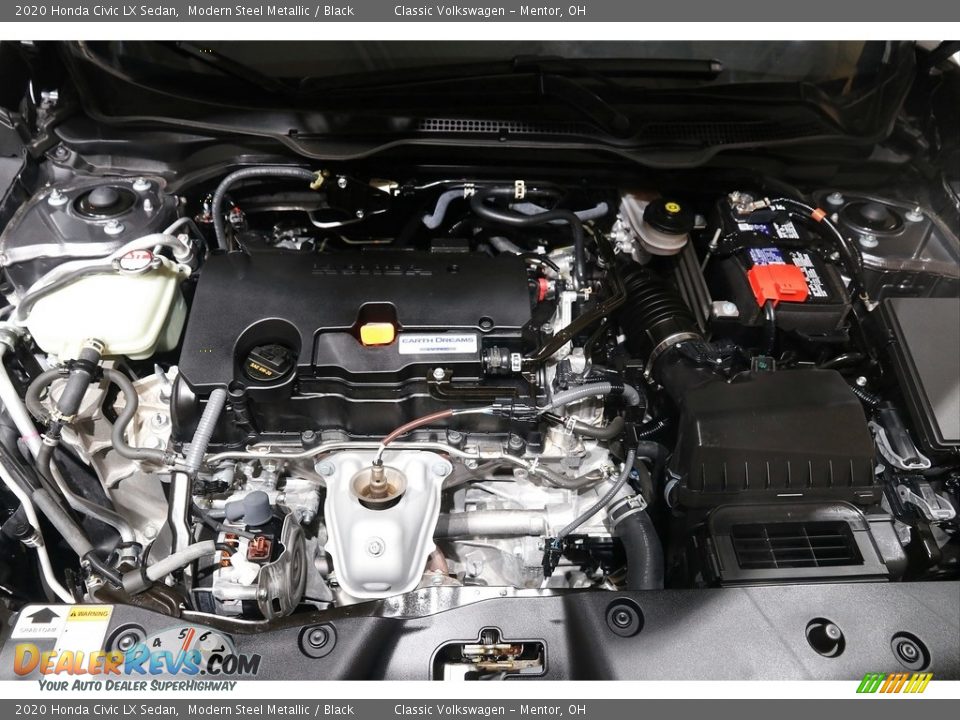 2020 Honda Civic LX Sedan Modern Steel Metallic / Black Photo #19