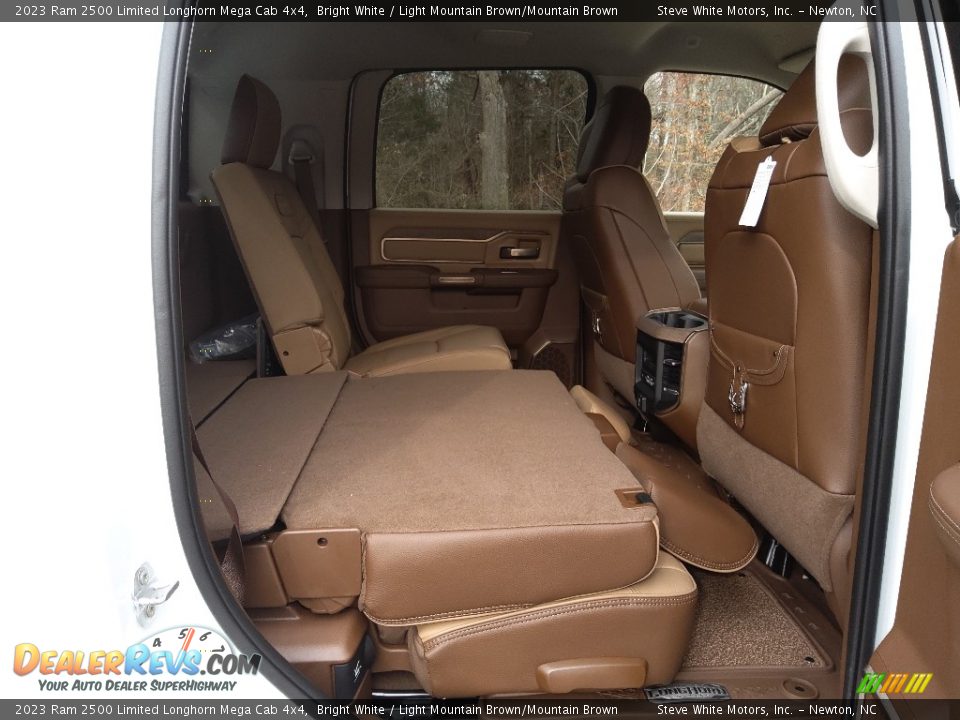 Rear Seat of 2023 Ram 2500 Limited Longhorn Mega Cab 4x4 Photo #19