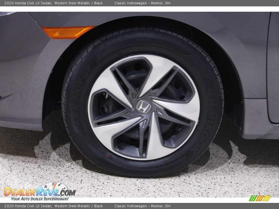 2020 Honda Civic LX Sedan Modern Steel Metallic / Black Photo #20