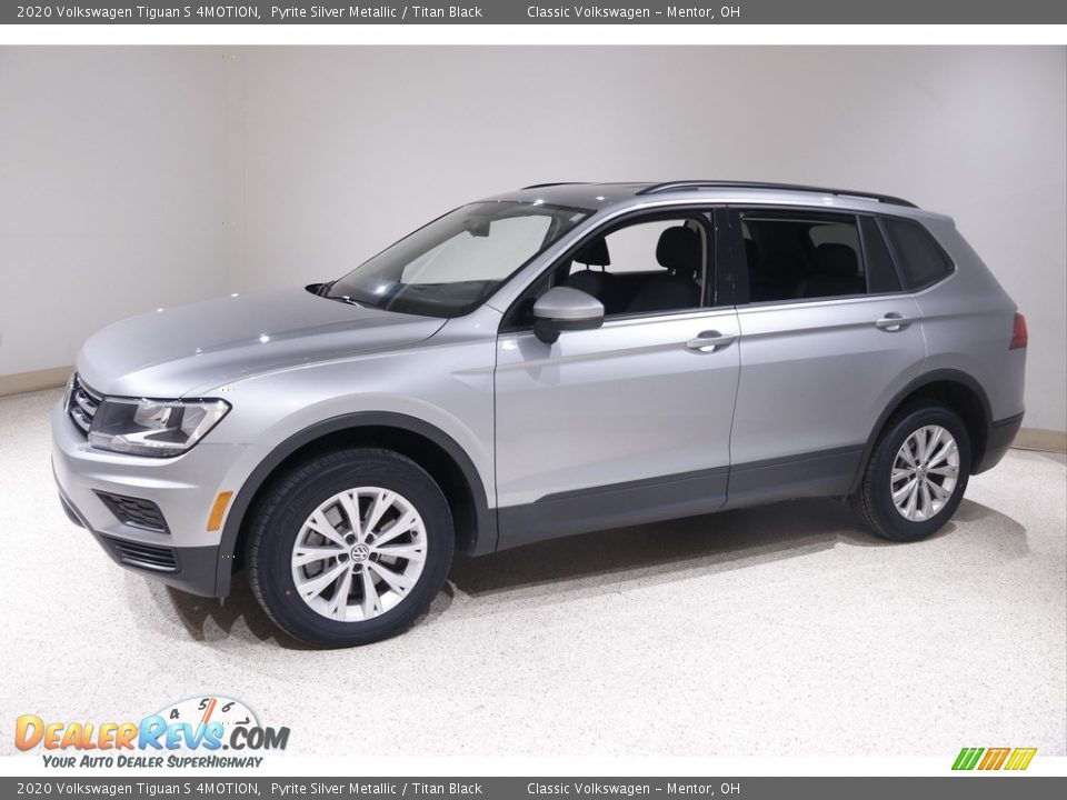 2020 Volkswagen Tiguan S 4MOTION Pyrite Silver Metallic / Titan Black Photo #3