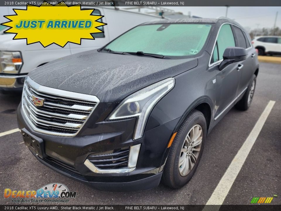 2018 Cadillac XT5 Luxury AWD Stellar Black Metallic / Jet Black Photo #1