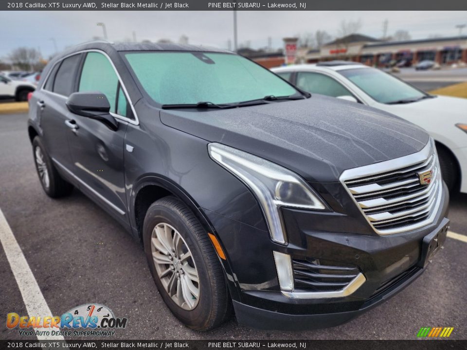 2018 Cadillac XT5 Luxury AWD Stellar Black Metallic / Jet Black Photo #2