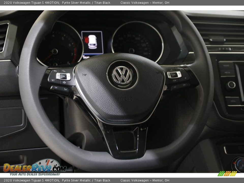 2020 Volkswagen Tiguan S 4MOTION Pyrite Silver Metallic / Titan Black Photo #7
