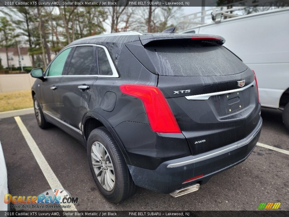 2018 Cadillac XT5 Luxury AWD Stellar Black Metallic / Jet Black Photo #4