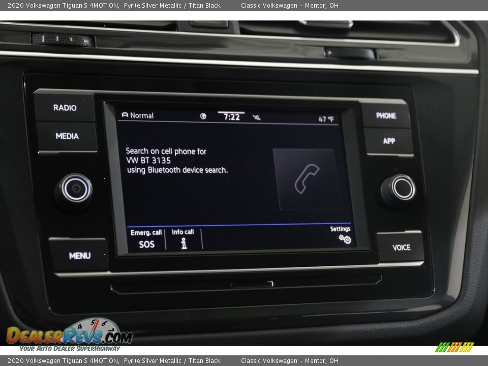 2020 Volkswagen Tiguan S 4MOTION Pyrite Silver Metallic / Titan Black Photo #11