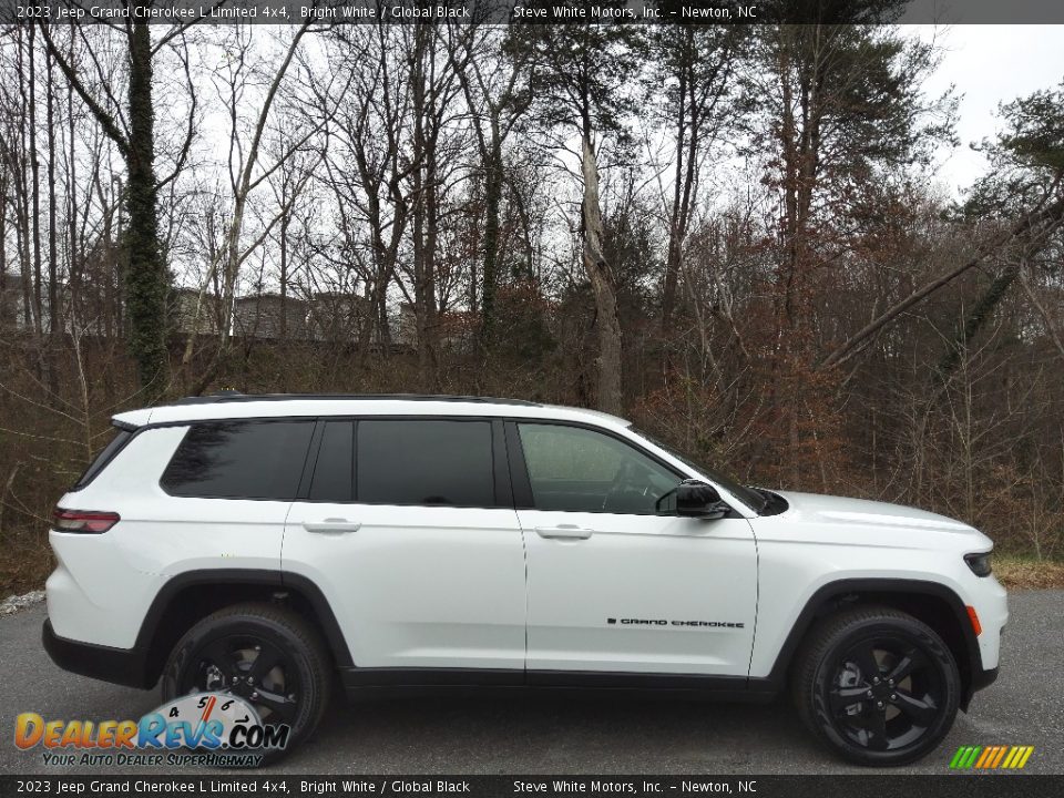 2023 Jeep Grand Cherokee L Limited 4x4 Bright White / Global Black Photo #5