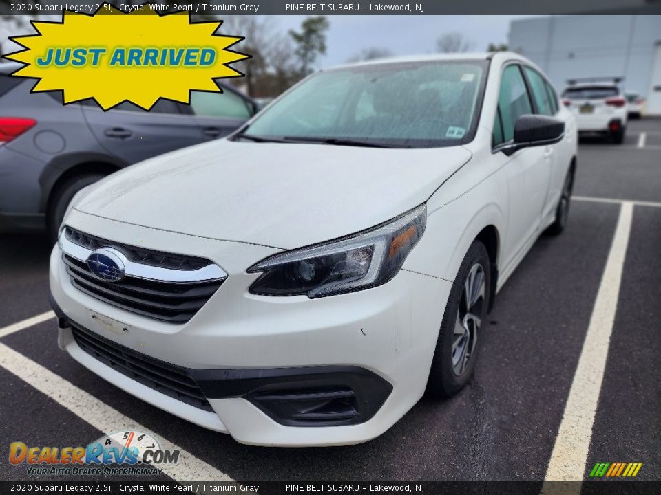 2020 Subaru Legacy 2.5i Crystal White Pearl / Titanium Gray Photo #1