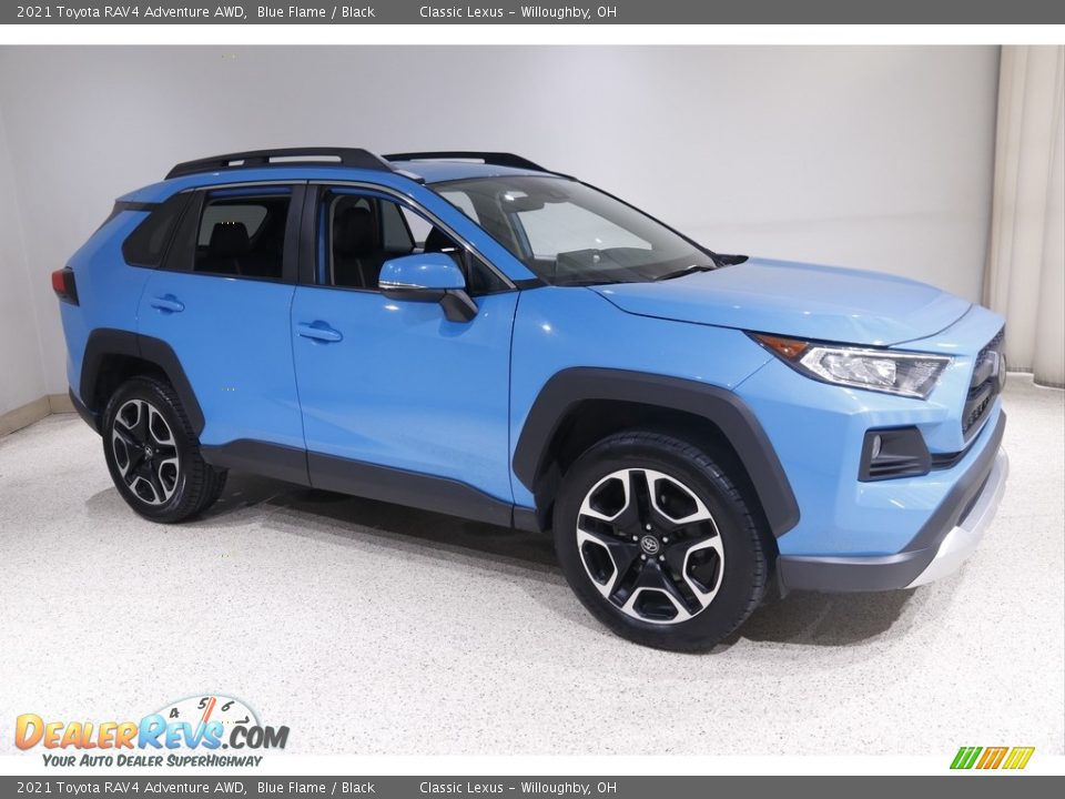 2021 Toyota RAV4 Adventure AWD Blue Flame / Black Photo #1