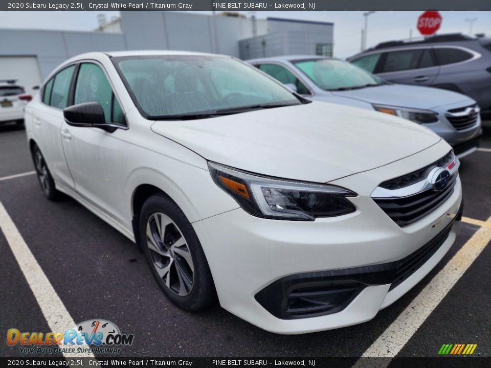 2020 Subaru Legacy 2.5i Crystal White Pearl / Titanium Gray Photo #2