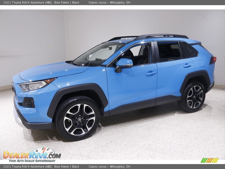 2021 Toyota RAV4 Adventure AWD Blue Flame / Black Photo #3