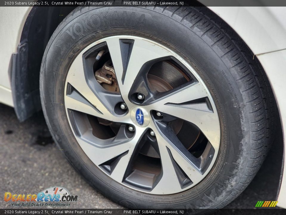 2020 Subaru Legacy 2.5i Crystal White Pearl / Titanium Gray Photo #7