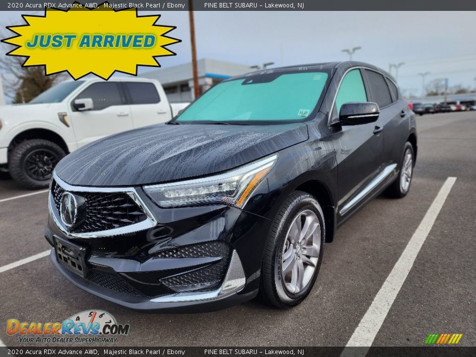 2020 Acura RDX Advance AWD Majestic Black Pearl / Ebony Photo #1