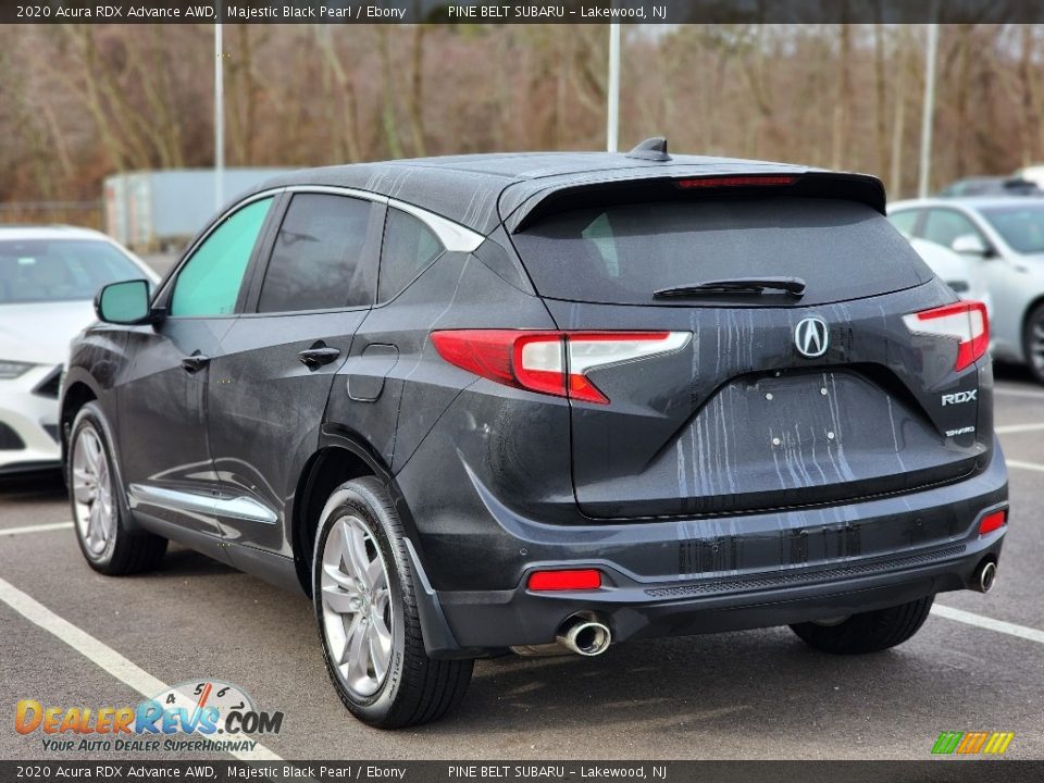 2020 Acura RDX Advance AWD Majestic Black Pearl / Ebony Photo #7