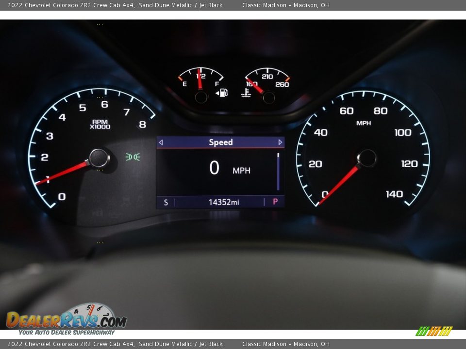 2022 Chevrolet Colorado ZR2 Crew Cab 4x4 Gauges Photo #9