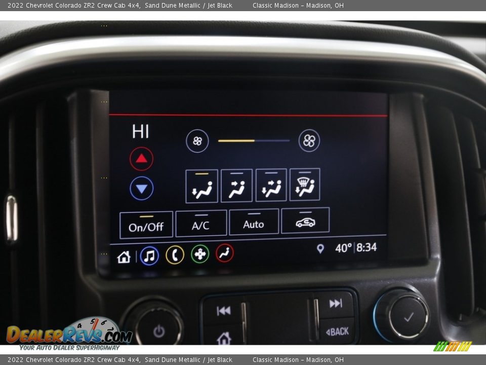 2022 Chevrolet Colorado ZR2 Crew Cab 4x4 Sand Dune Metallic / Jet Black Photo #13