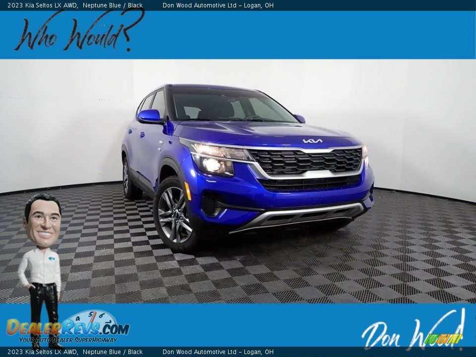 2023 Kia Seltos LX AWD Neptune Blue / Black Photo #1