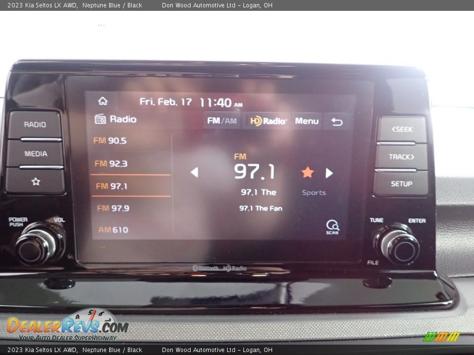 2023 Kia Seltos LX AWD Neptune Blue / Black Photo #2