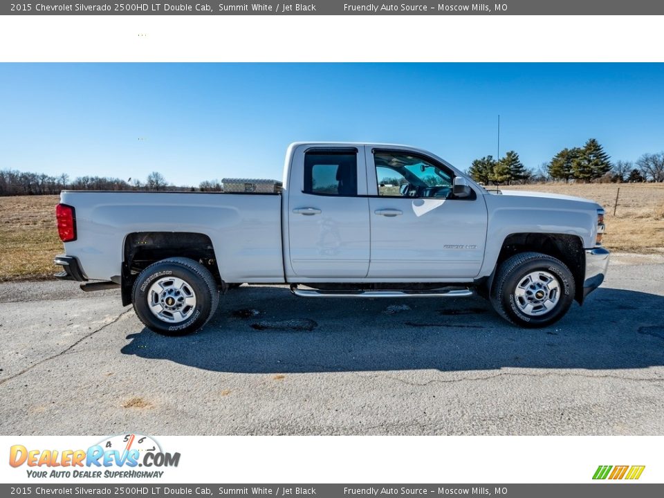 2015 Chevrolet Silverado 2500HD LT Double Cab Summit White / Jet Black Photo #3