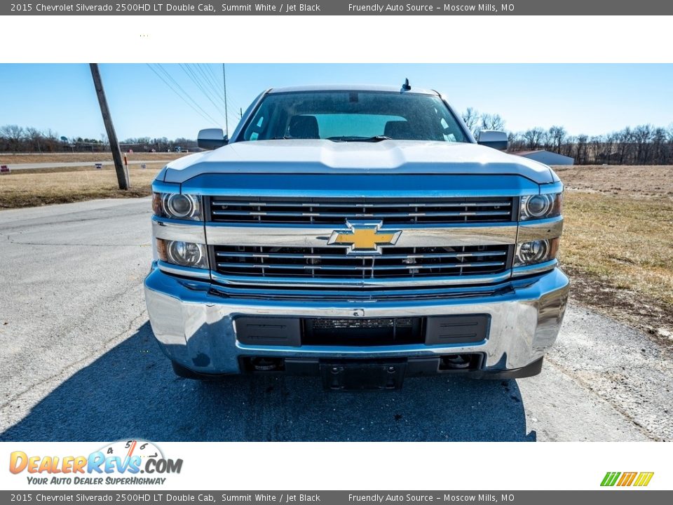 2015 Chevrolet Silverado 2500HD LT Double Cab Summit White / Jet Black Photo #9