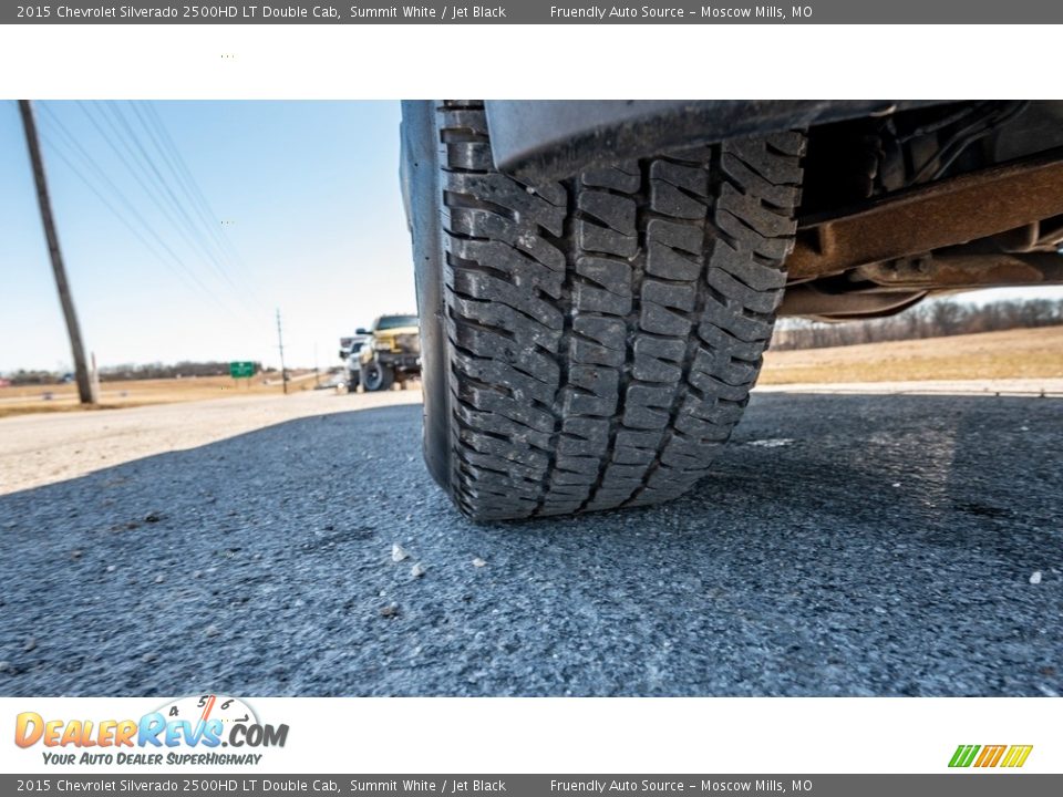 2015 Chevrolet Silverado 2500HD LT Double Cab Summit White / Jet Black Photo #11