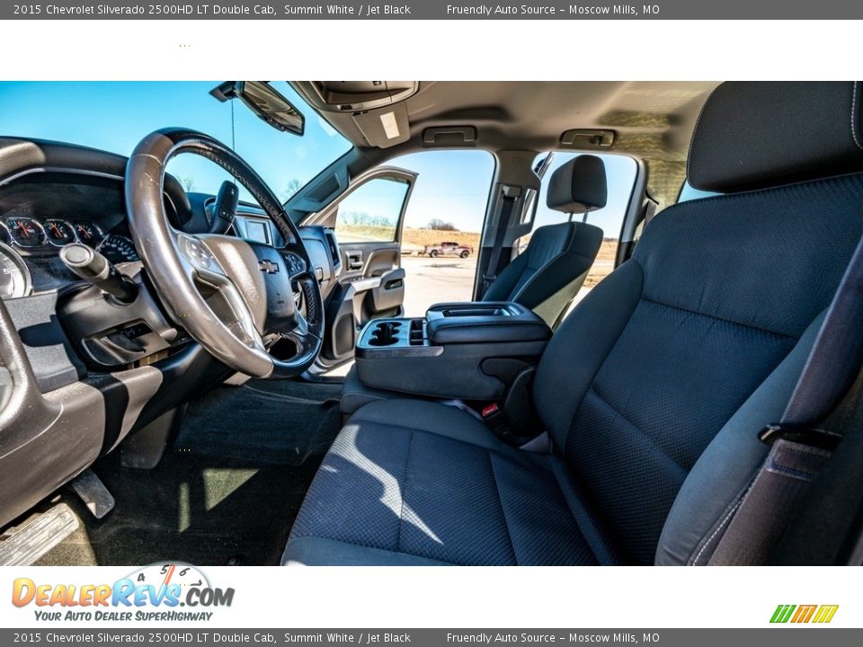 2015 Chevrolet Silverado 2500HD LT Double Cab Summit White / Jet Black Photo #18