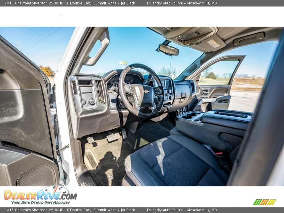 2015 Chevrolet Silverado 2500HD LT Double Cab Summit White / Jet Black Photo #19