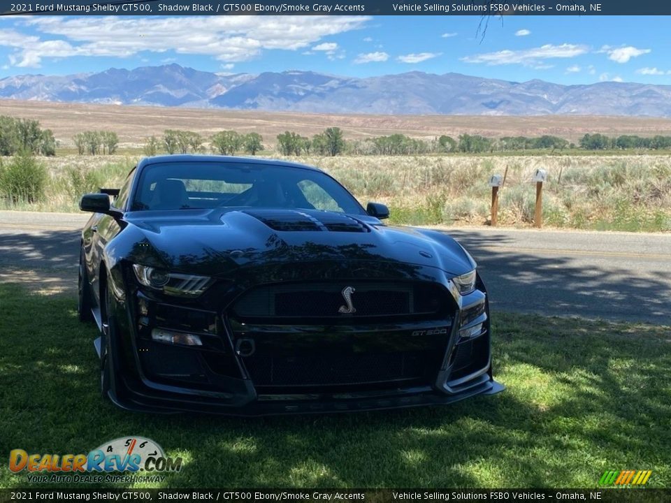Shadow Black 2021 Ford Mustang Shelby GT500 Photo #3