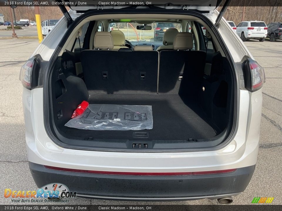 2018 Ford Edge SEL AWD Oxford White / Dune Photo #13