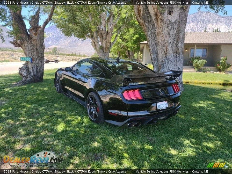 2021 Ford Mustang Shelby GT500 Shadow Black / GT500 Ebony/Smoke Gray Accents Photo #4