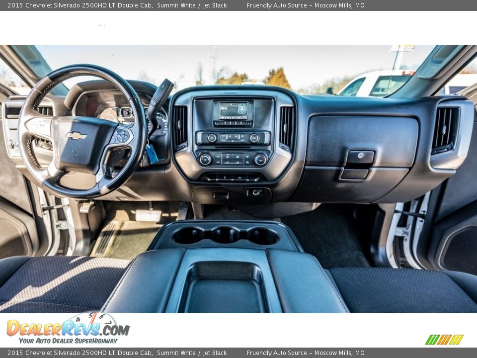 2015 Chevrolet Silverado 2500HD LT Double Cab Summit White / Jet Black Photo #26