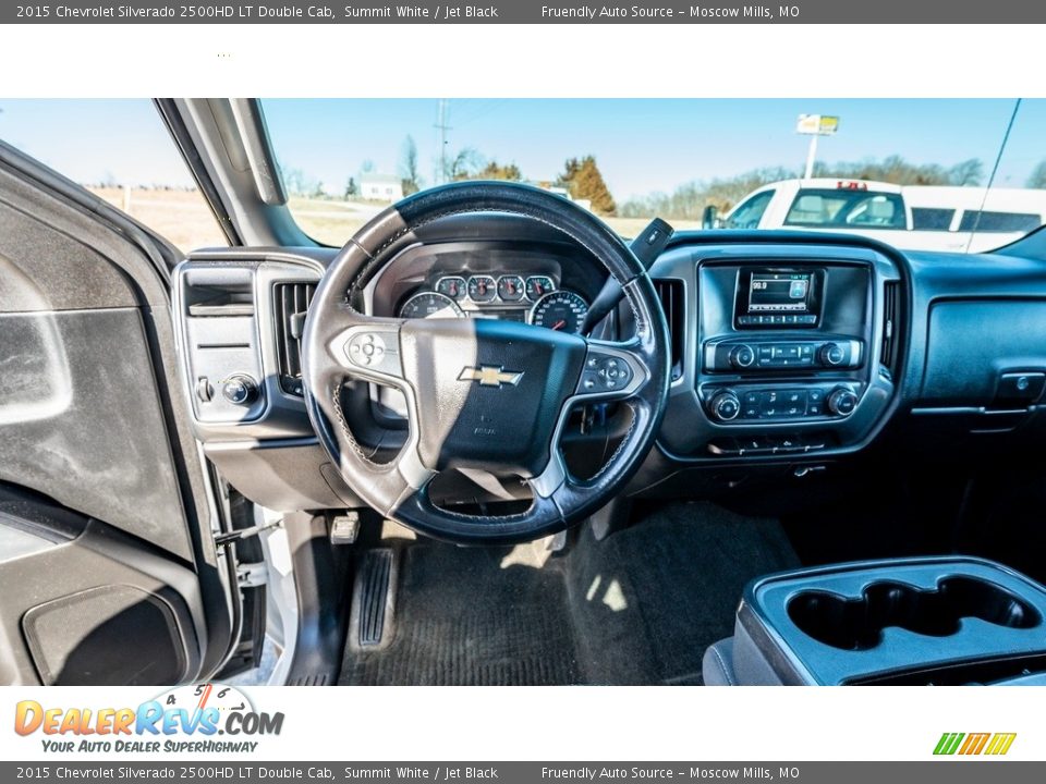 2015 Chevrolet Silverado 2500HD LT Double Cab Summit White / Jet Black Photo #27