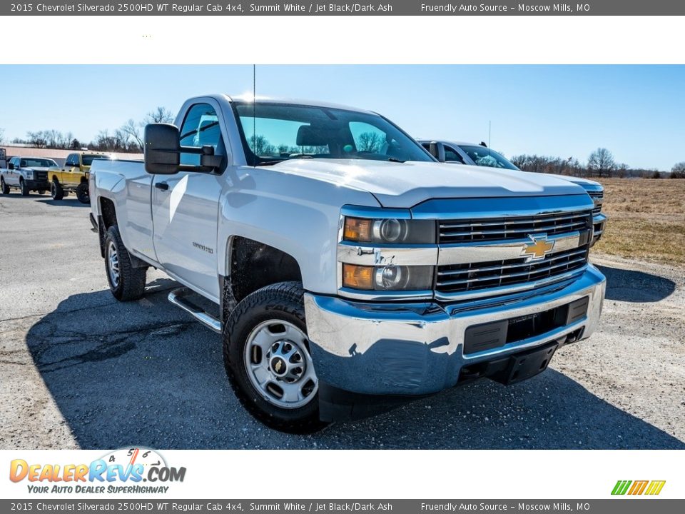 2015 Chevrolet Silverado 2500HD WT Regular Cab 4x4 Summit White / Jet Black/Dark Ash Photo #1