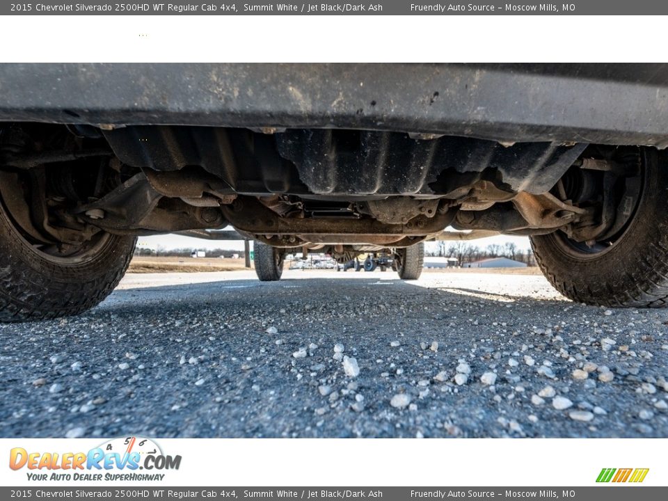 2015 Chevrolet Silverado 2500HD WT Regular Cab 4x4 Summit White / Jet Black/Dark Ash Photo #10