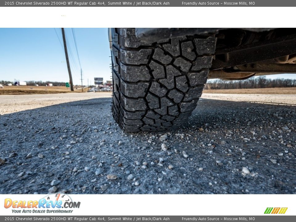 2015 Chevrolet Silverado 2500HD WT Regular Cab 4x4 Summit White / Jet Black/Dark Ash Photo #11