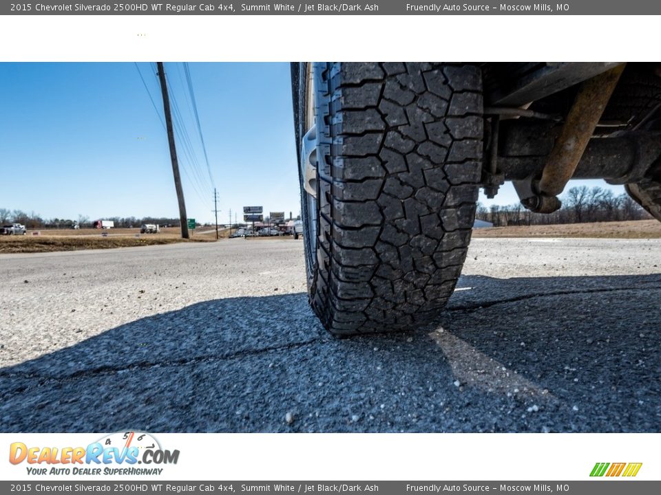 2015 Chevrolet Silverado 2500HD WT Regular Cab 4x4 Summit White / Jet Black/Dark Ash Photo #12