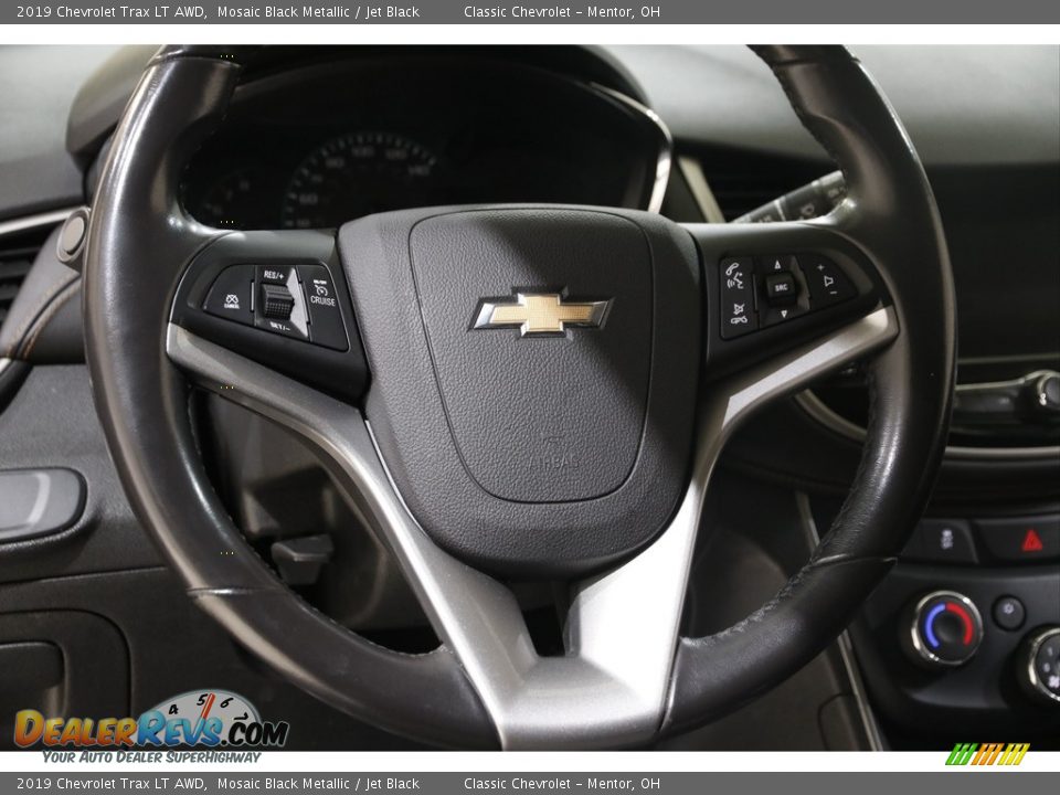 2019 Chevrolet Trax LT AWD Mosaic Black Metallic / Jet Black Photo #7